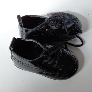 Infant Boy Black Dress Shoes